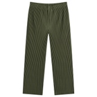 Homme Plissé Issey Miyake Men's Pleat Pant in Duomo Door Green