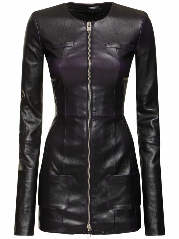 Photo: THE ATTICO Leather Jacket