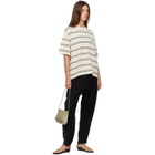 Cordera Off-White Organic Cotton Striped T-shirt