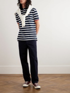 Polo Ralph Lauren - Striped Cotton-Piqué Polo Shirt - Blue