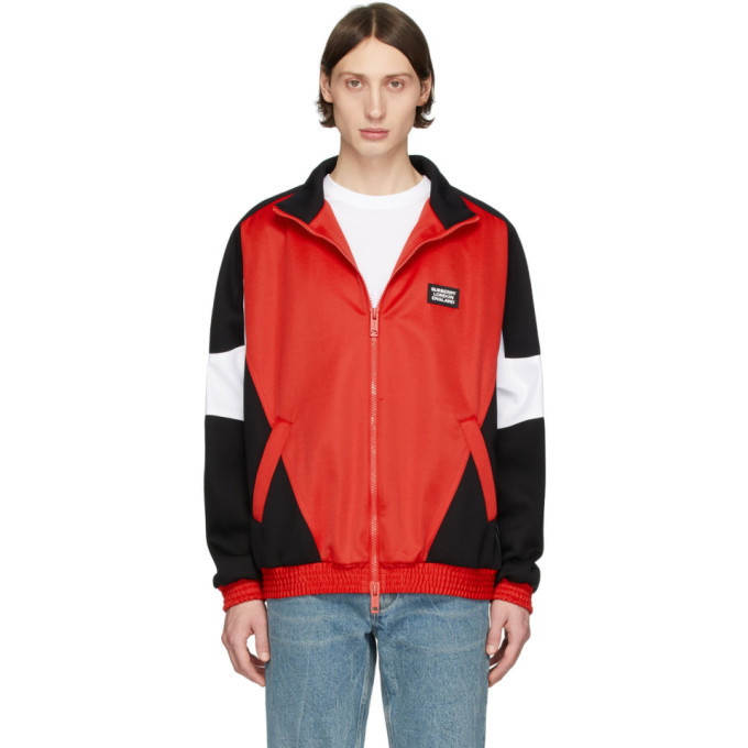 Photo: Burberry SSENSE Exclusive Red Astala Track Jacket
