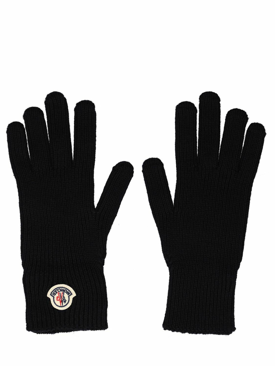 Photo: MONCLER - Extrafine Wool Tricot Gloves