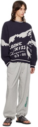 Carne Bollente Navy 'S'Kiss Champions' Sweater
