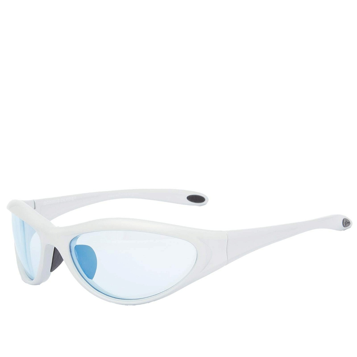 Photo: Bonnie Clyde Angel Sunglasses in Silver/Blue