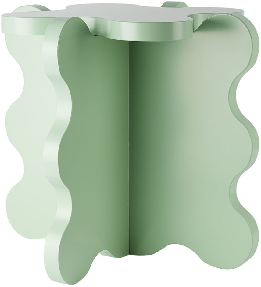 Gustaf Westman Objects SSENSE Exclusive Green Mini Curvy Table
