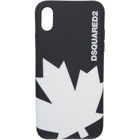 Dsquared2 Black Leaf iPhone X Case