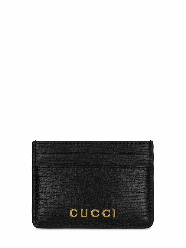 Photo: GUCCI - Gucci Script Leather Card Holder