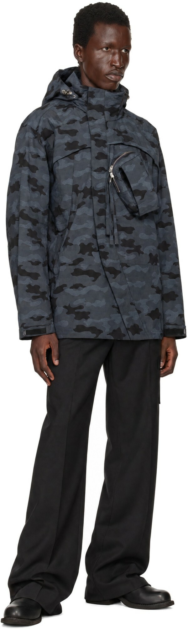 FFFPOSTALSERVICE Blue MK3 Curved Zip Jacket