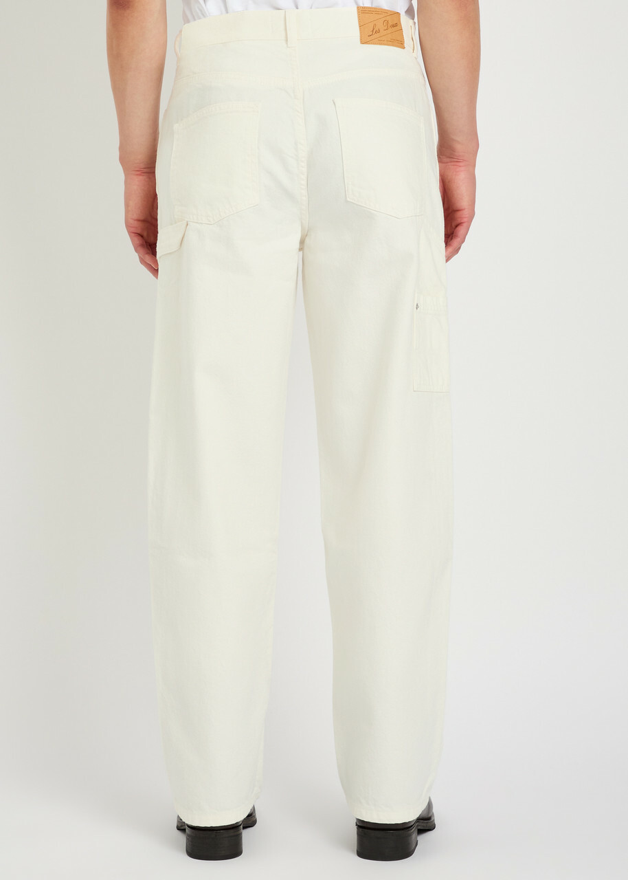 Les Deux Carpenter Straight-leg Jeans Ivory