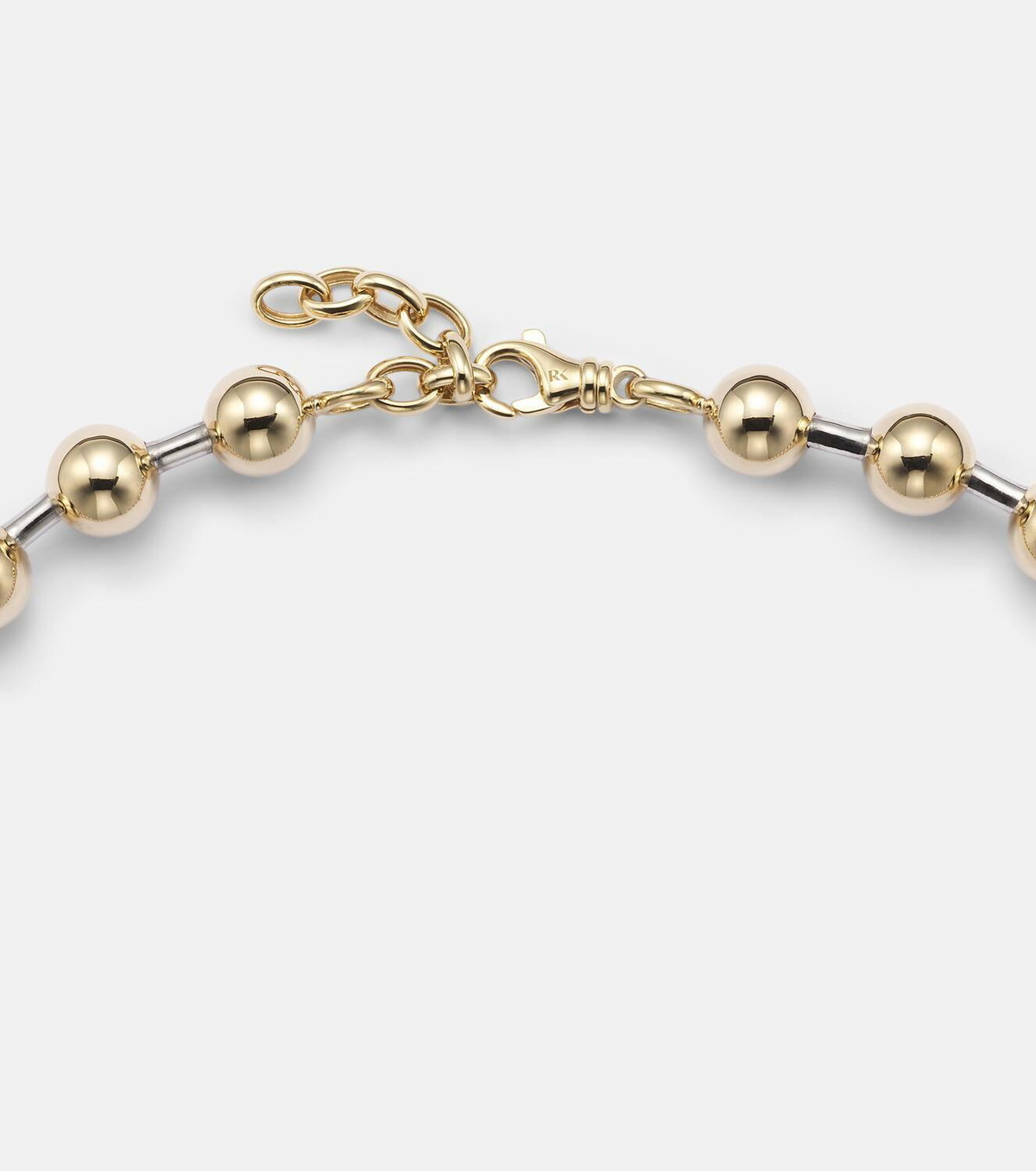 Rainbow K Ball 14kt gold necklace with diamonds
