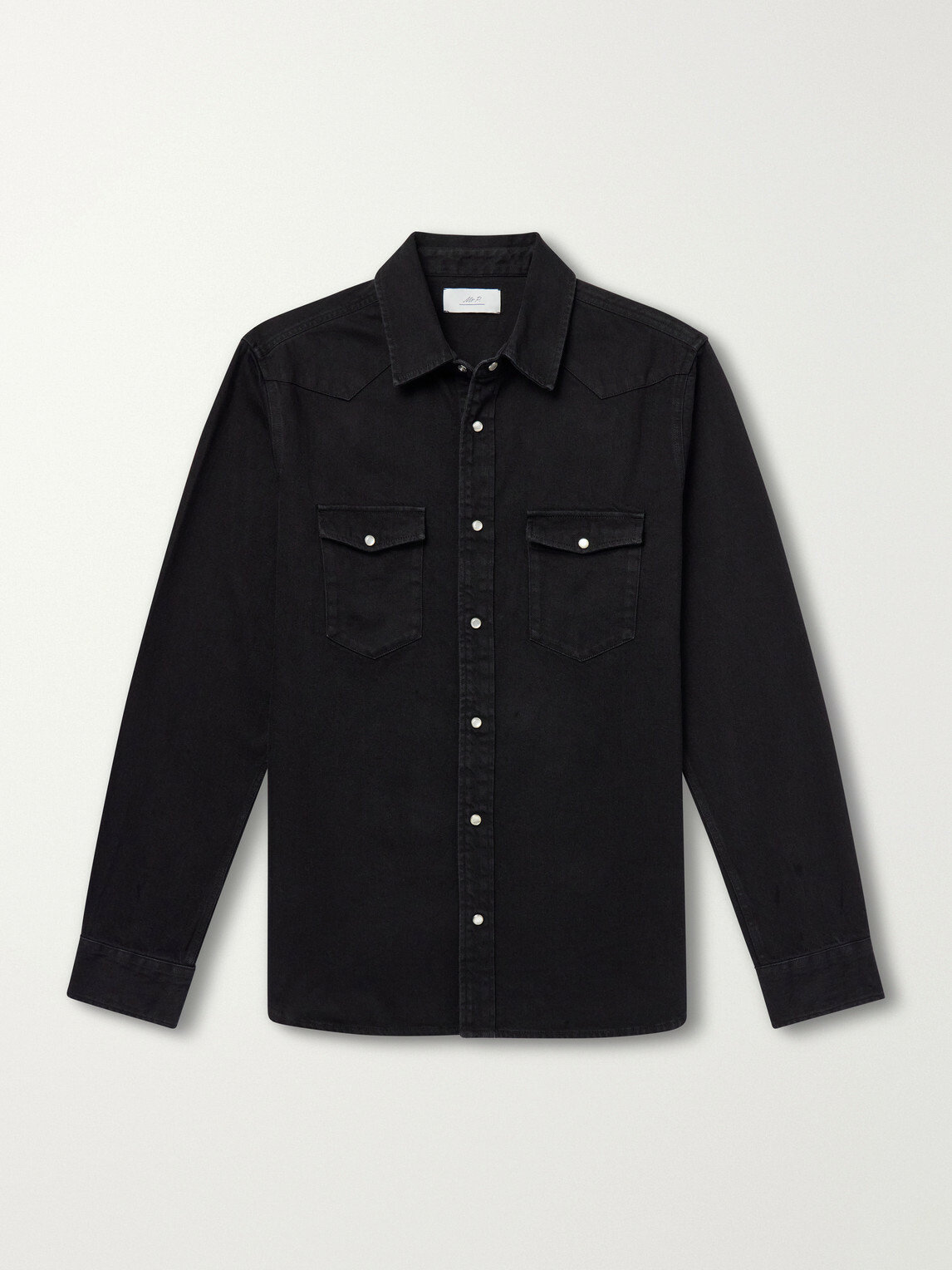 Mr P. - Western Denim Shirt - Black