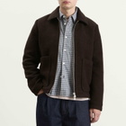 NN07 Men's Gael Brushed Wool Jacket in Dusky Port