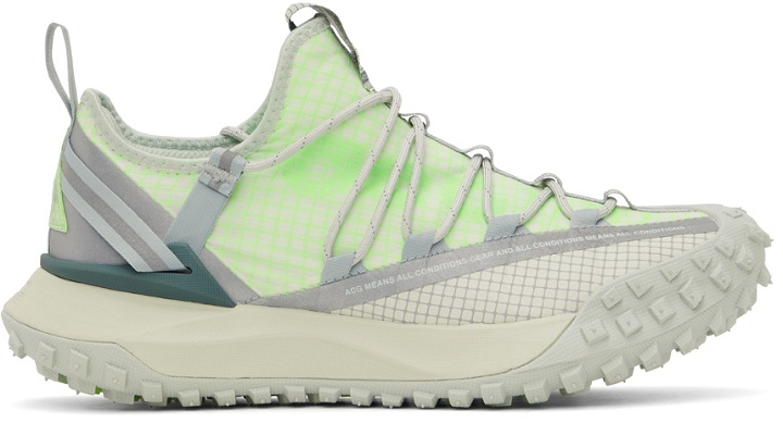 Photo: Nike Off-White & Green ACG Mountain Fly Low Sneakers