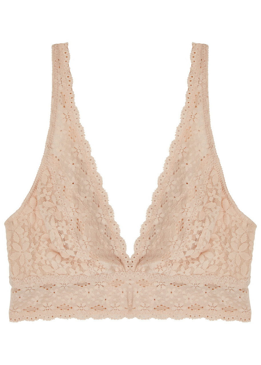 Wacoal Lace Soft-cup bra Nude