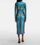 Jean Paul Gaultier Printed midi dress