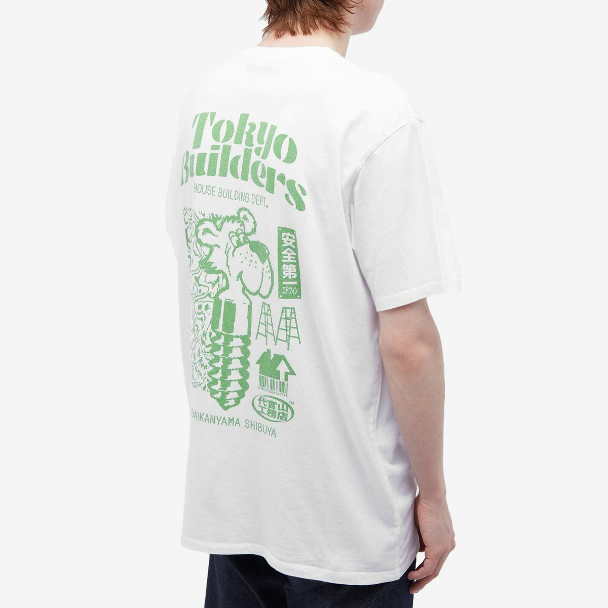 Tシャツ・カットソー EDWIN Men T-shirt White I035037 0267 Edwin Men's Therapy T-Shirt in White Edwin