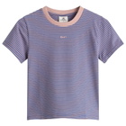 SUNDAYFRUITMARKET Women's Mini Sun Stripe T-Shirt in Navy