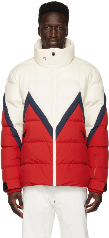 Photo: Perfect Moment White & Red Zeferino Down Jacket