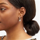 Jean Paul Gaultier Women's Piercing Earrings in Silver 
