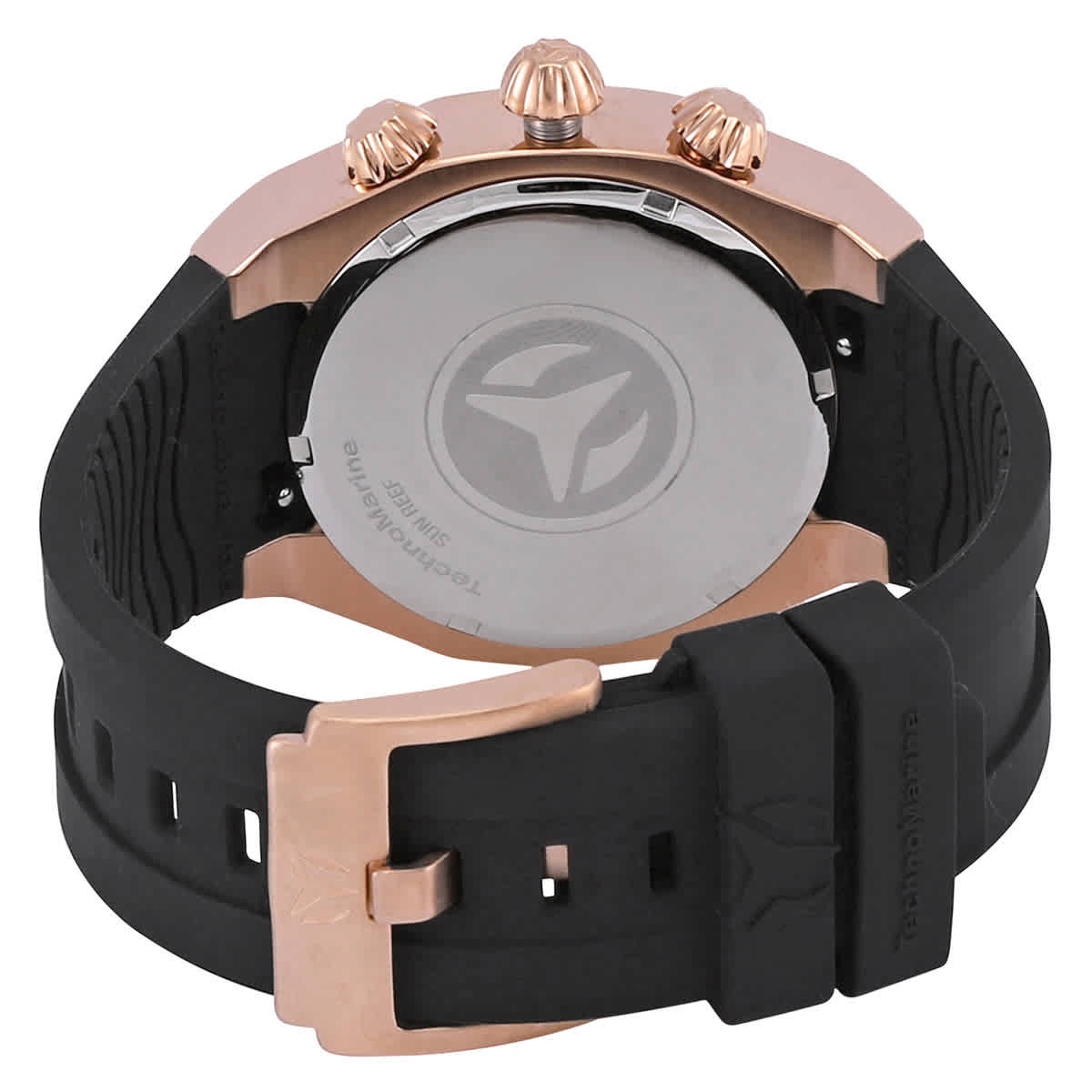 Technomarine Reef Chronograph Quartz Diamond Black Dial Mens Watch TM-520004