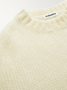 Jil Sander - Mohair and Silk-Blend Sweater with T-Shirt - Neutrals