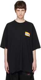 VETEMENTS Black 'My Name Is' T-Shirt