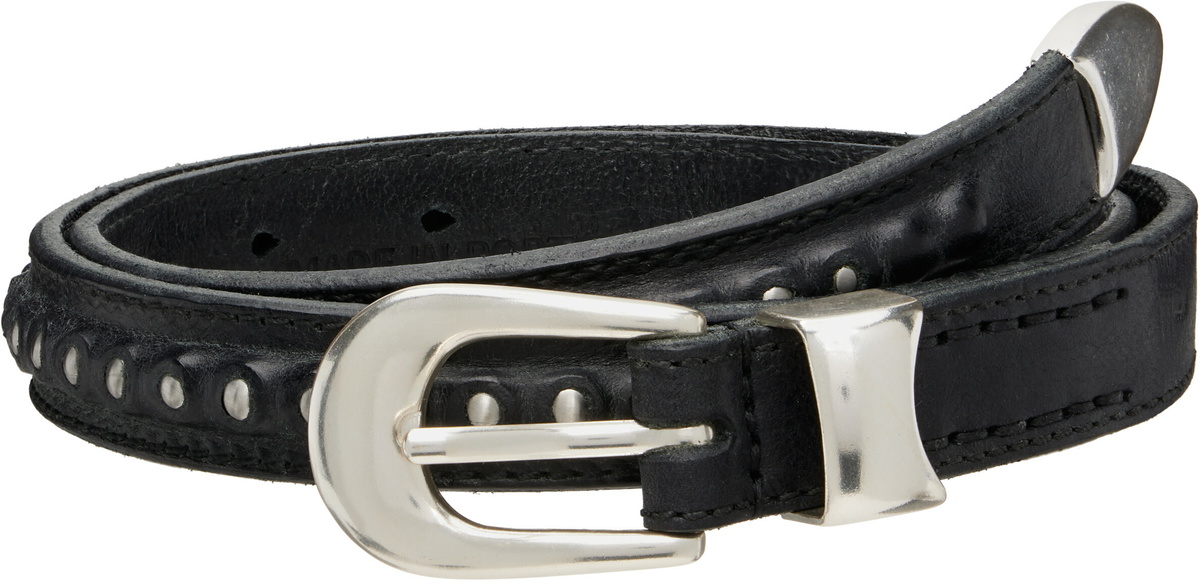 OUR LEGACY Black 2cm Bullet Chain Belt
