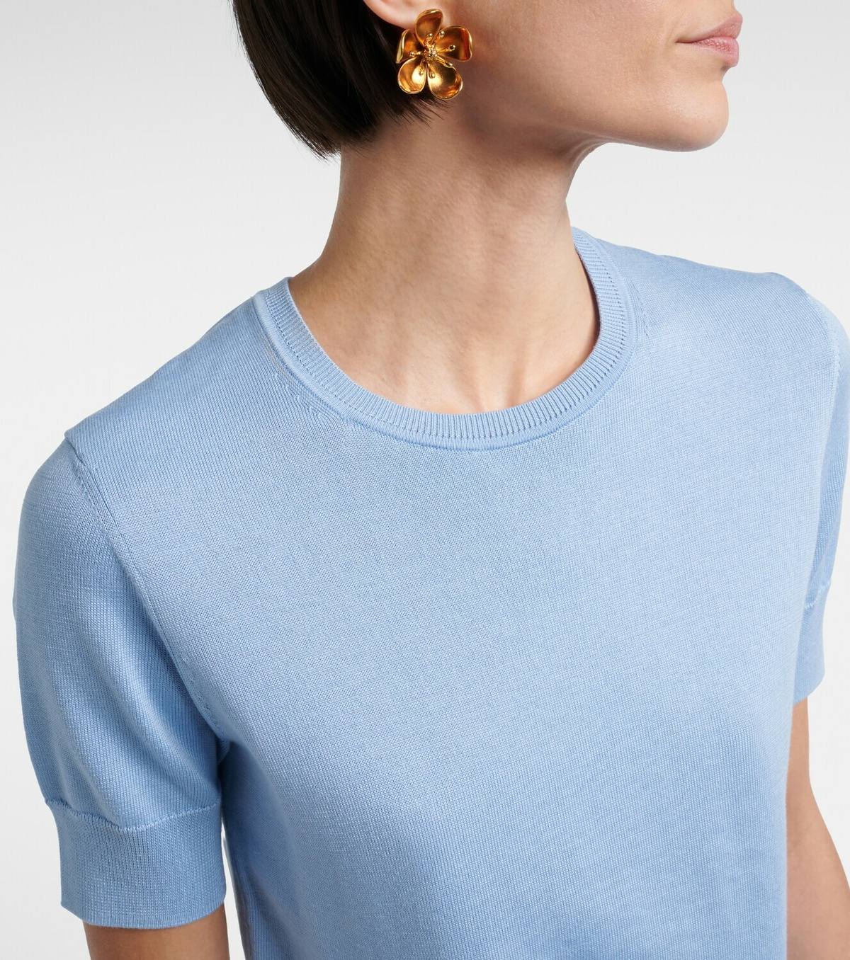 Carolina Herrera Silk and cotton sweater