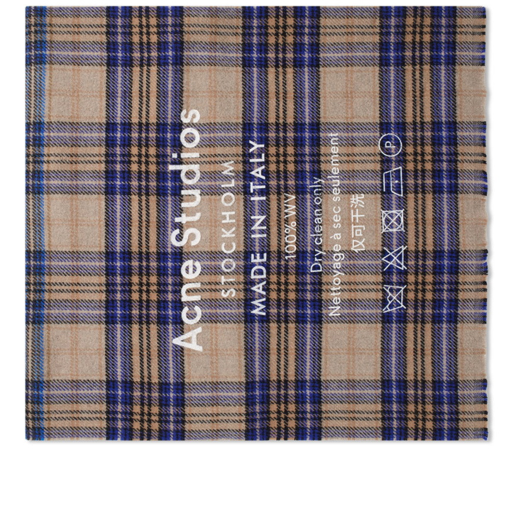 Photo: Acne Studios Cassiar Check Scarf