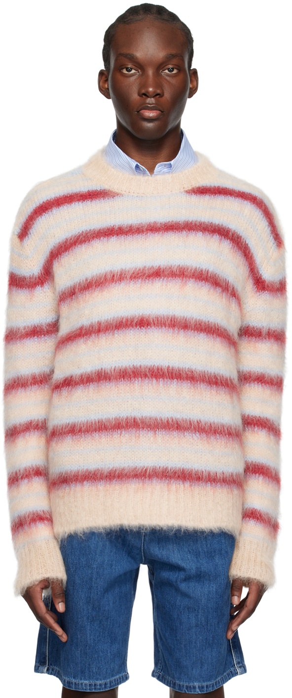 Marni Tan Striped Sweater Marni