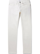 FRAME - L'Homme Slim-Fit Stretch-Denim Jeans - White