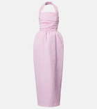 Patou Gathered halterneck gown