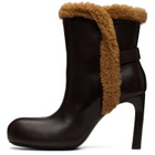 Balenciaga Brown Fargo Boots