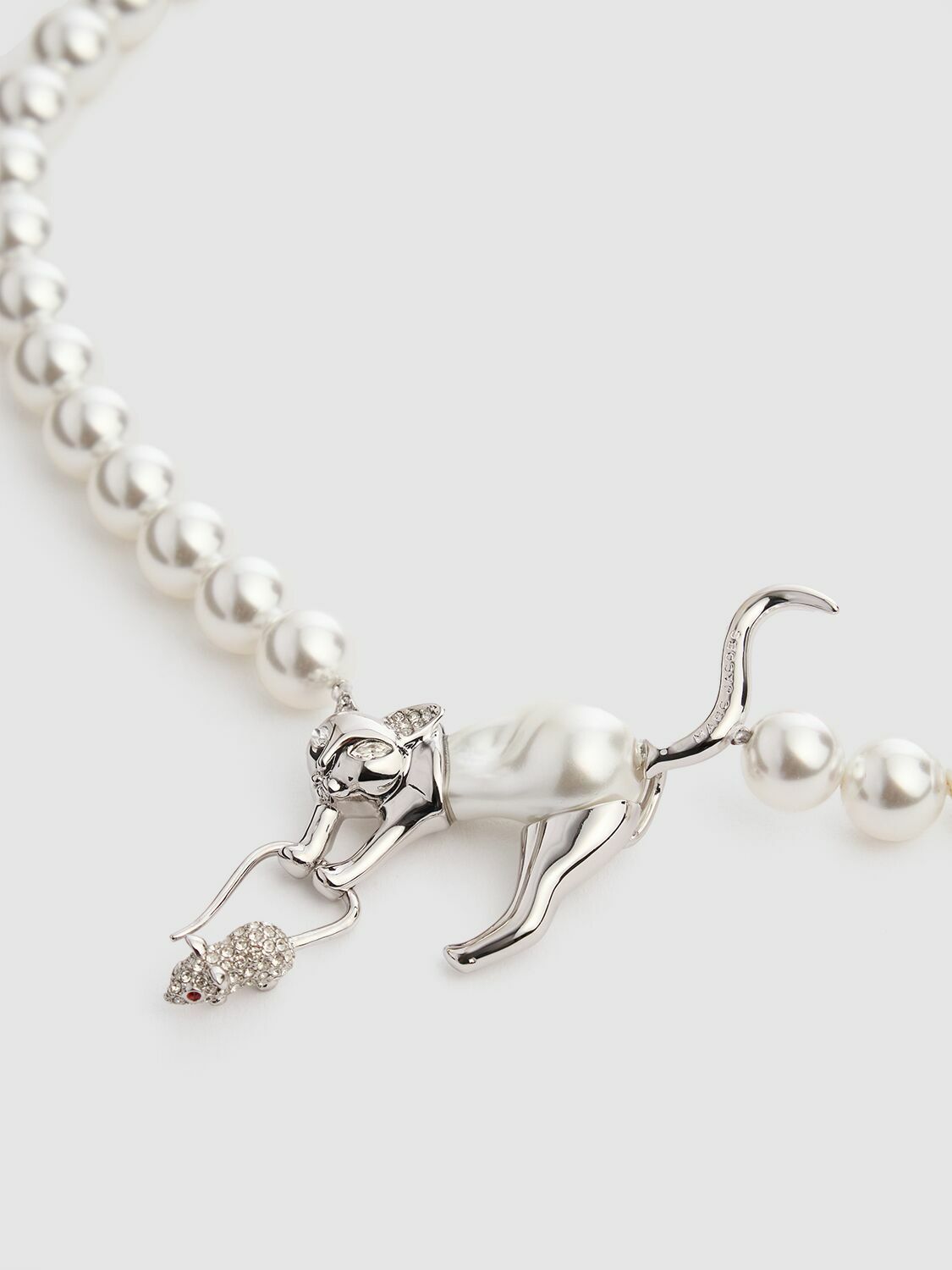 希少【MARC JACOBS】The Cat And Mouse Pearl リング MARC JACOBS Cat And Mouse Faux Pearl Necklace Marc Jacobs
