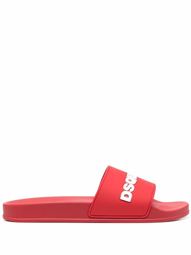 Photo: DSQUARED2 - Logo Slippers