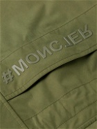 Moncler Grenoble - Logo-Appliquéd GORE-TEX PACLITE® Hooded Parka - Green
