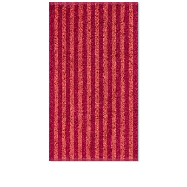 Photo: Dusen Dusen Hand Towel in Ruby Stripe