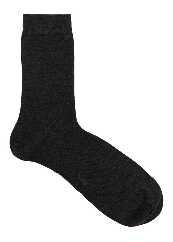 Photo: Falke Soft Merino Wool-blend Socks Anthracite