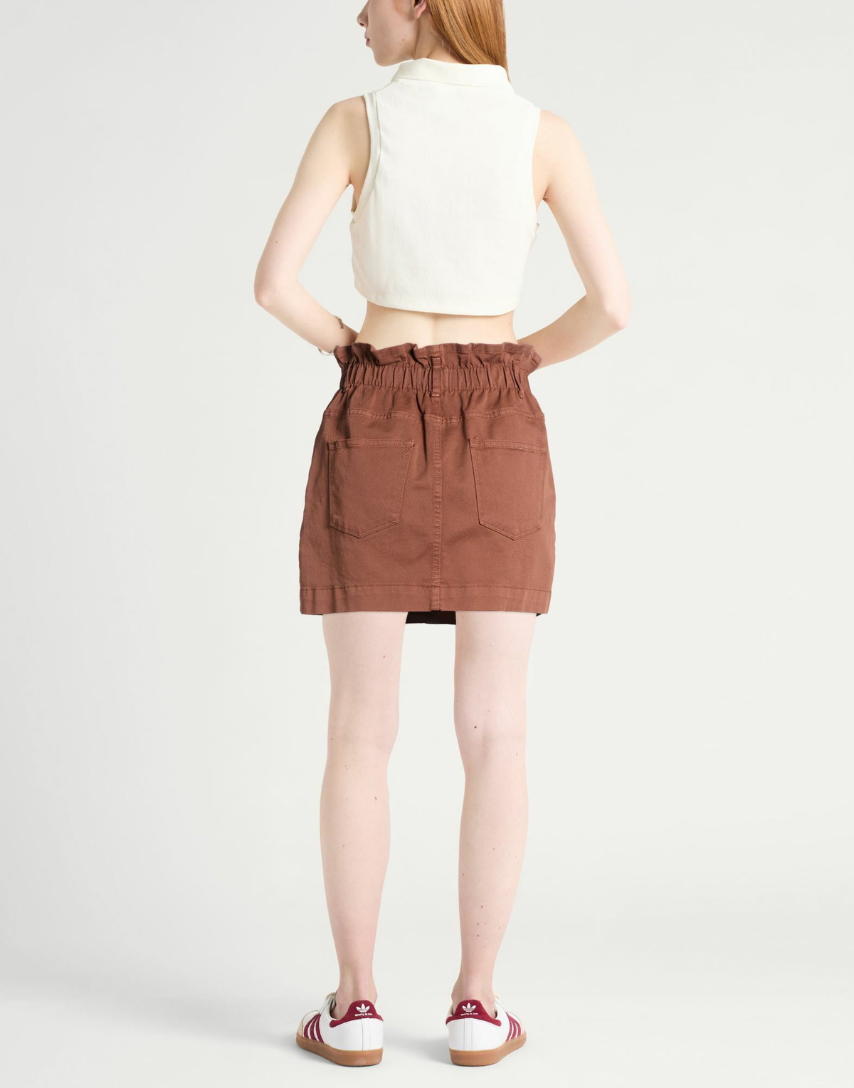 Berna Womens Mini skirt in Brown