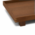 ferm LIVING Bon Wooden Tray - Small in Smoked Oak 