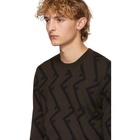 Fendi Brown Wool FF Root Sweater