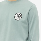 By Parra Men's Long Sleeve The Lost Ring T-Shirt in Pistache