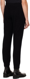 AURALEE Black Rib Lounge Pants