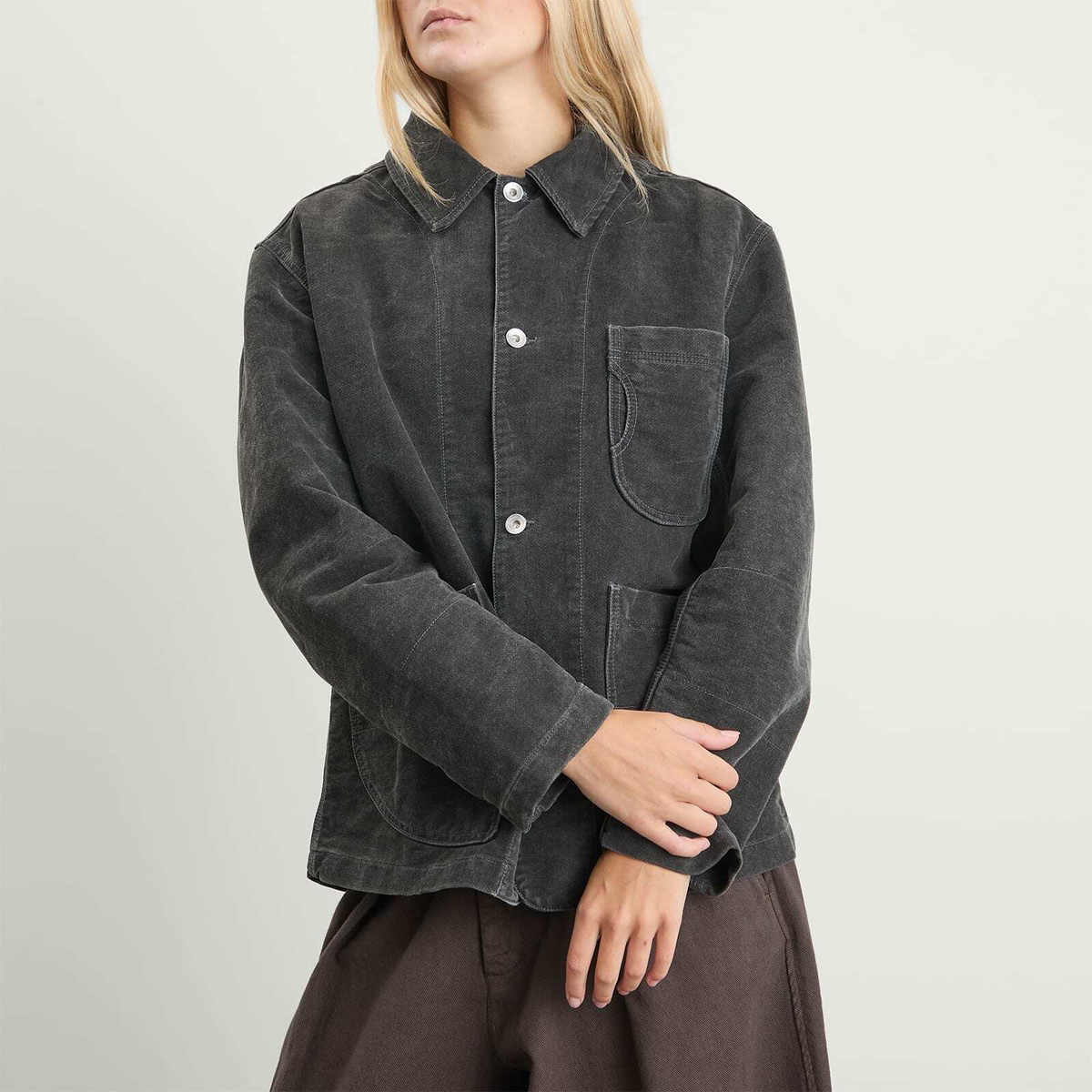 YMC Women's Construction Jacket in Charcoal