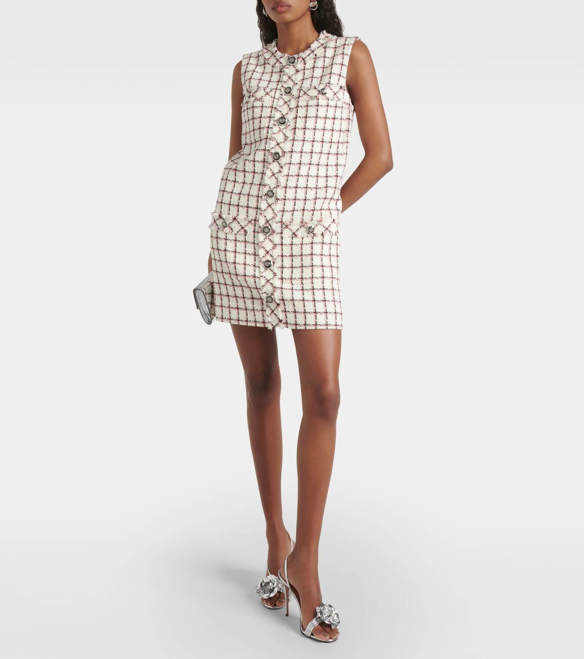 Veronica Beard Laurel cotton-blend tweed minidress Veronica Beard