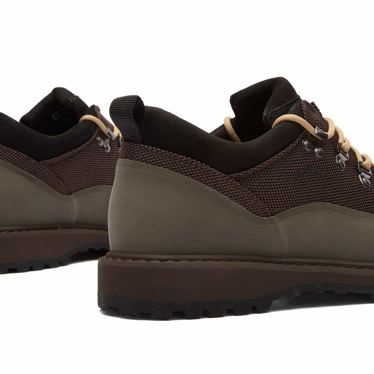Diemme Men's Roccia Basso Sport Low Hiking Shoe in Brown Fabric