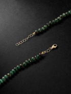 JIA JIA - Oracle Gold Emerald Beaded Necklace