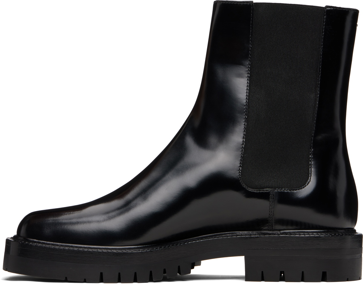 Maison Margiela Black Tabi Chelsea Boots