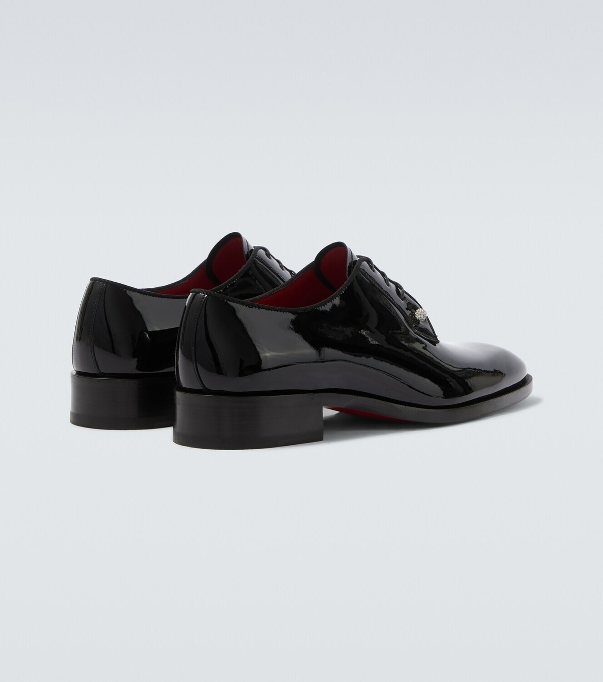 Christian Louboutin Chambeliss patent leather Derby shoes