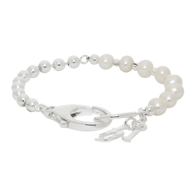 Photo: Hatton Labs Silver and Pearl 50/50 Bracelet